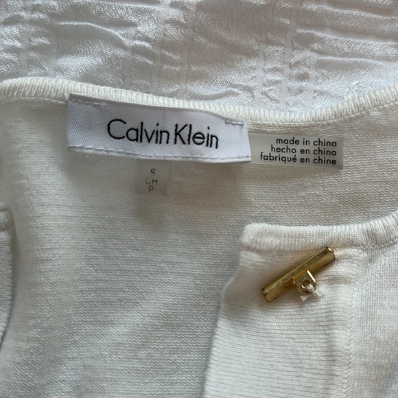 White Calvin Kline sweater - Picture 5 of 6